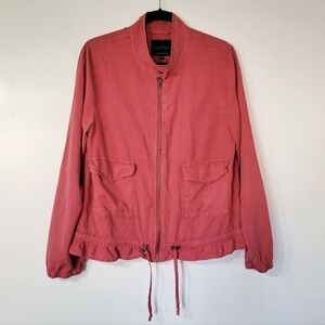 Anthropologie Sanctuary Garnet Rose Utility Jacket size M